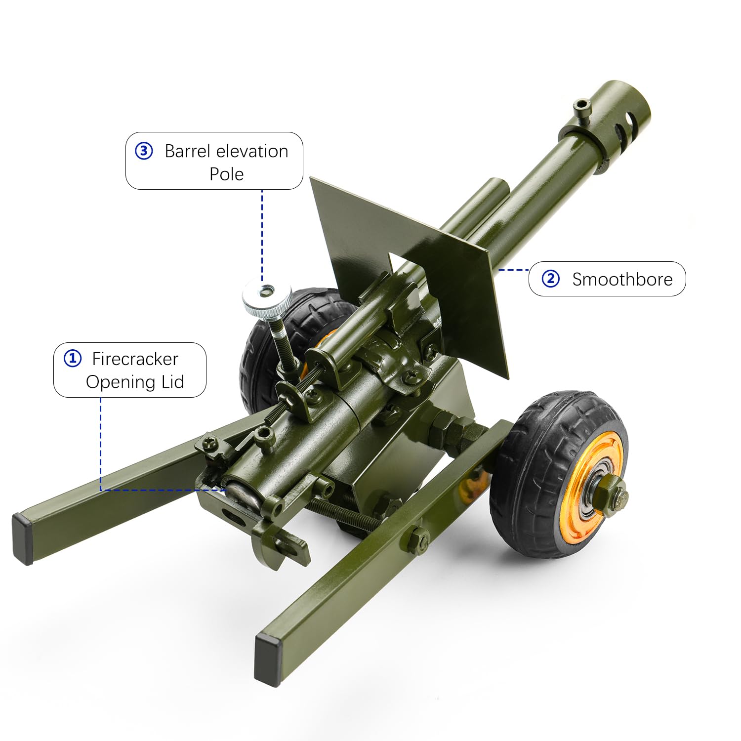 Amazon.com: NONBILL Firecracker Artillery Cannon,Stainless Steel
